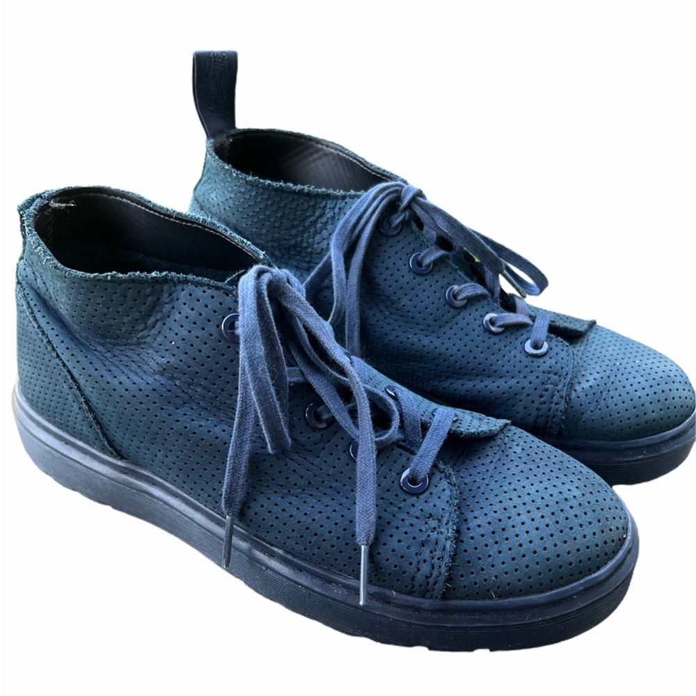 Doc Marten Blue Perforated Shoe